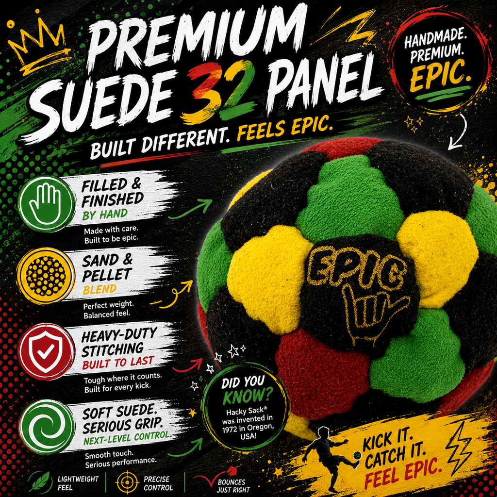 Epic - 32 Panel Hacky Sack | Multicolor